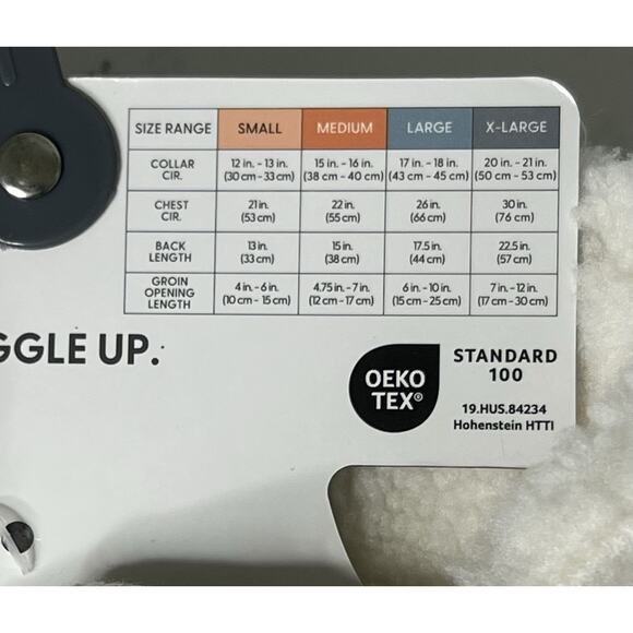 Ugg Dog Vest Coat Puffer Sherpa Fleece Plaid Pet Apparel NWT Small Reversible - Picture 7 of 8